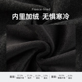 黑色毛呢半身裙女2026新款秋冬季中长款a字包臀裙后开叉显瘦裙子，女装半身裙，搜酷衣阁