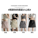 辣妹工装裙女夏季新款宽松休闲a字短裙高腰美式小个子包臀半身裙，女装半身裙，搜酷衣阁