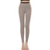 女士条纹秋裤内穿高腰德绒保暖裤7A抗菌打底裤防螨无痕线裤，女装打底裤，搜酷衣阁