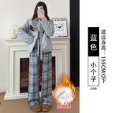 蓝色-小个子加绒