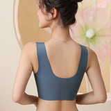 一体杯透气聚拢胸罩蕾丝裹胸防走光无钢圈抹胸大码文胸内衣女，文胸，搜酷衣阁