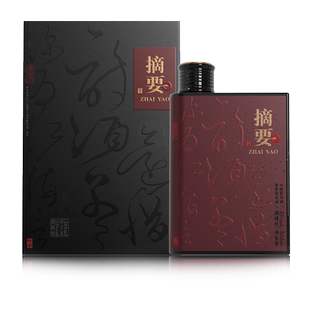 摘要酒唐诗版53度500ml单瓶装酱香型高档白酒礼盒送礼金沙回沙酒