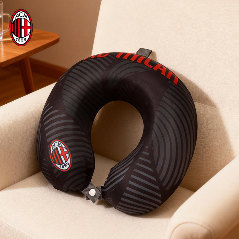 AC米兰U型颈枕旅行出差舒适枕记忆棉枕头长途飞机高铁U型柔软颈枕