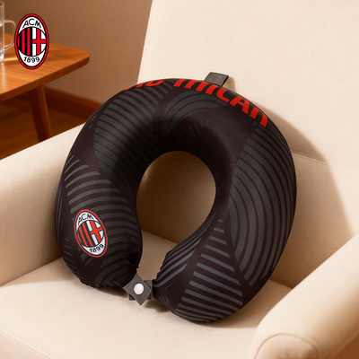 AC米兰U型颈枕旅行出差舒适枕记忆棉枕头长途飞机高铁U型柔软颈枕