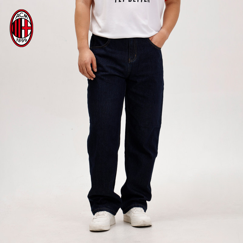 AC米兰休闲直筒牛仔裤基础百搭款牛仔裤潮流简约新款牛仔裤长裤子,运动服/休闲服装,运动长裤,淘宝优惠券,粉丝福利购,淘宝优惠卷
