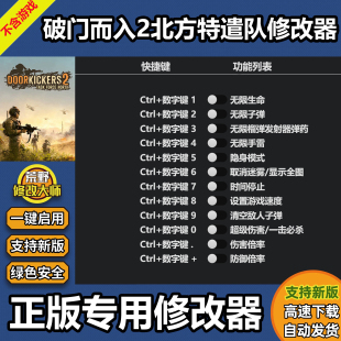 破门而入2北方特遣队修改器 Steam辅助科技正版工具存档 不含游戏