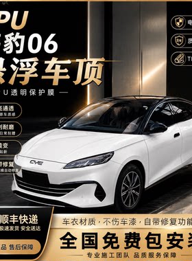 海豹06dmi专车专用悬浮黑顶