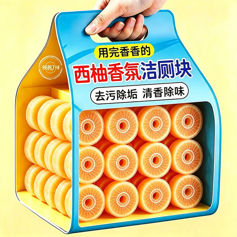 西柚洁厕宝马桶除臭去渍留香
