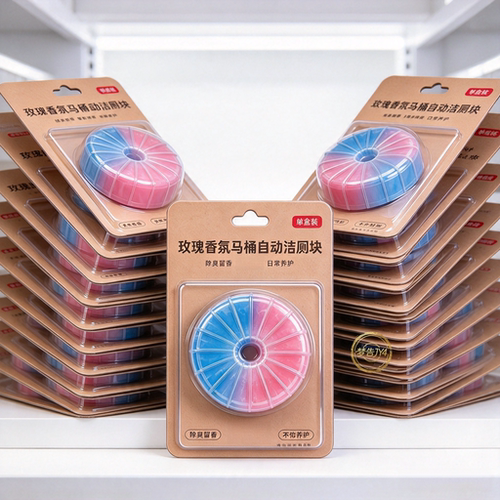 玫瑰香氛洁厕宝厕所除臭马桶强效洁厕灵清洁剂除垢清香留香洁厕块
