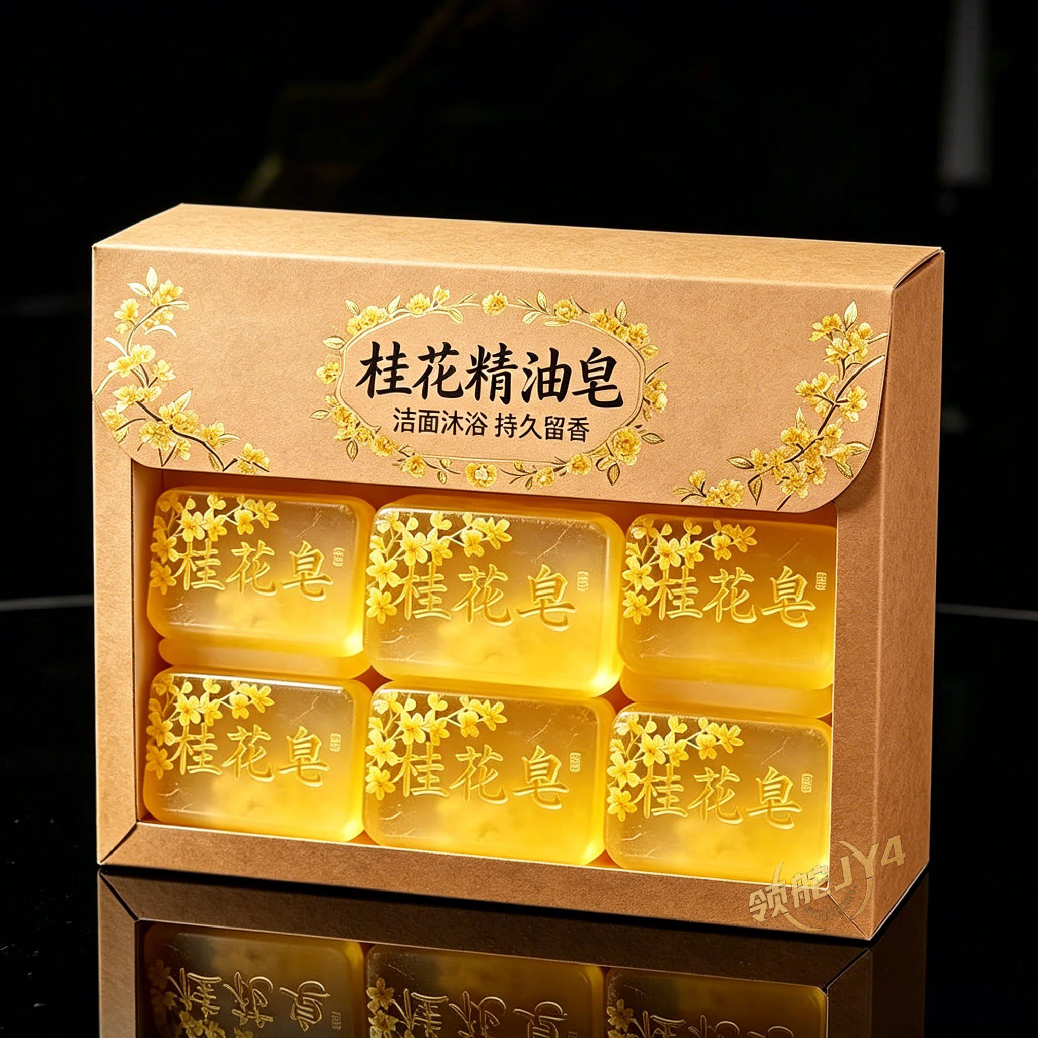 桂花香皂洗脸沐浴控油持久留香
