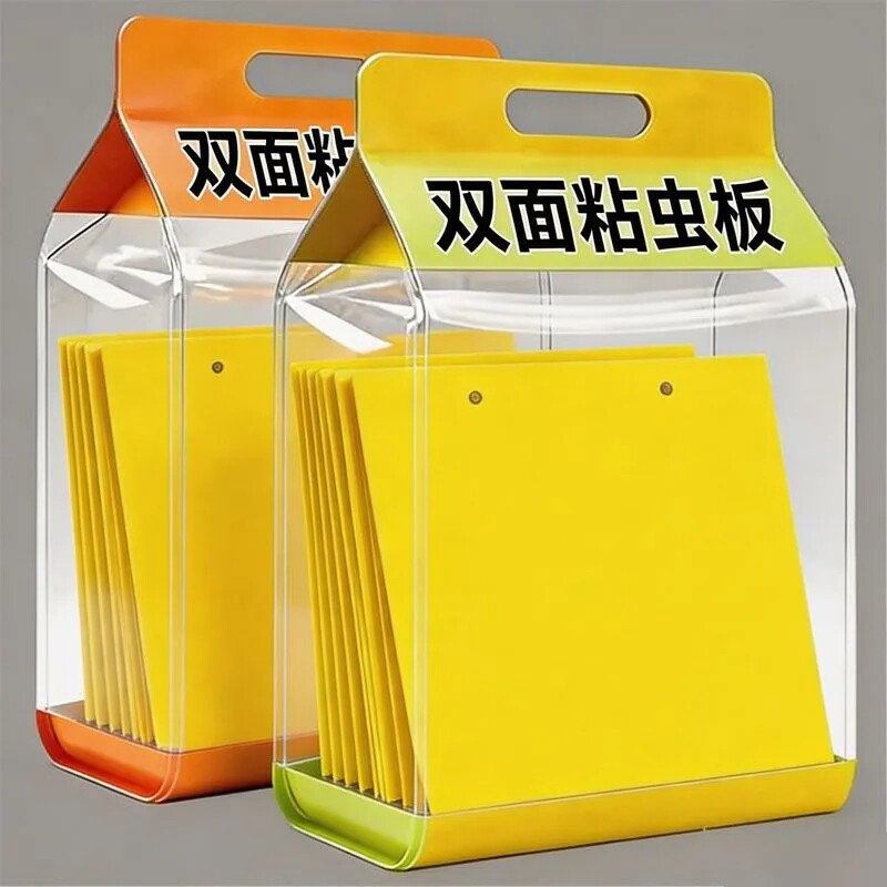 热销双面粘虫黄板诱虫板柑橘子树瓜果实蝇果园针蜂大棚蓟马苍蝇