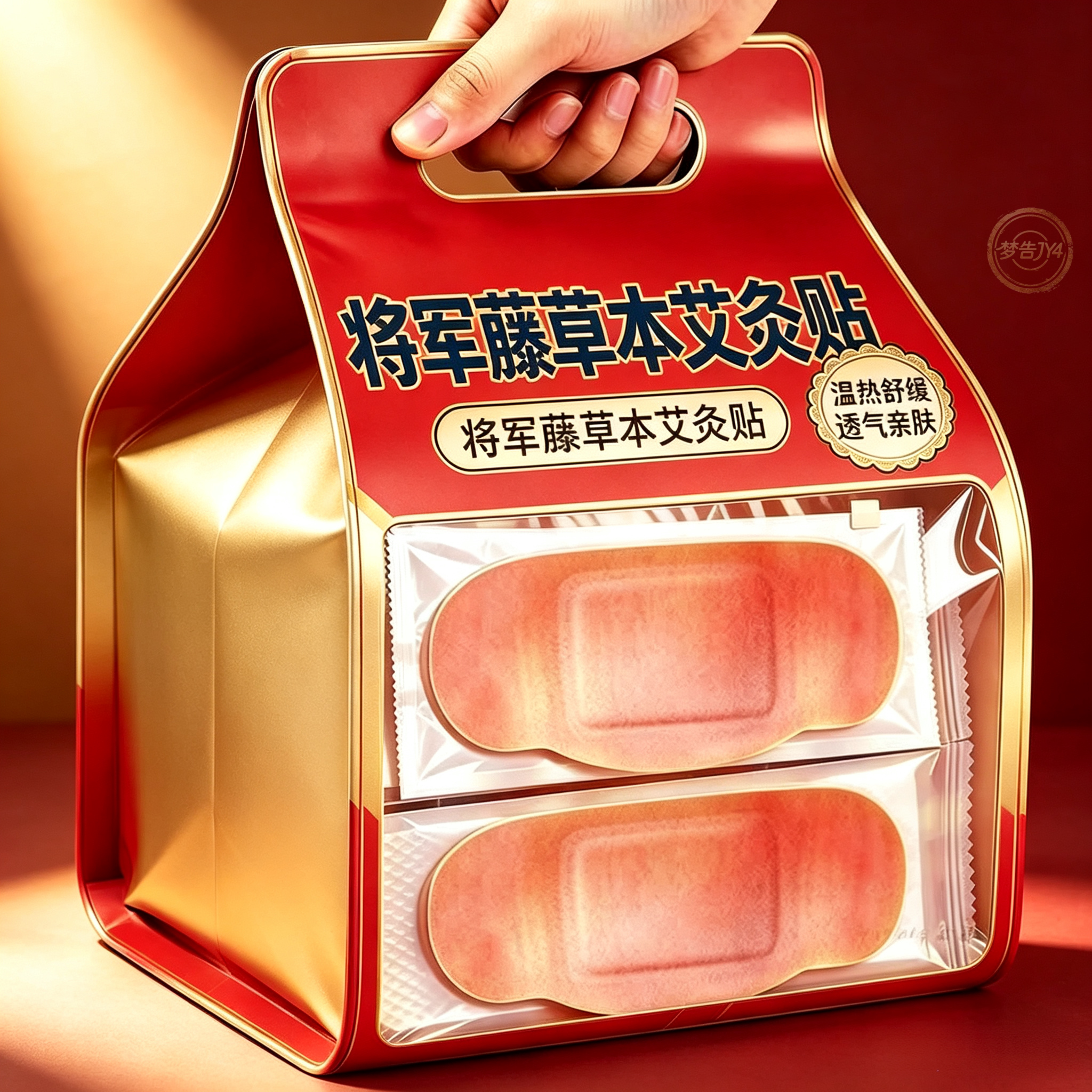 暖身贴自发热艾草暖腰贴暖贴持久发热保暖贴蒸汽热敷贴暖宫腰带