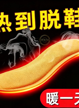 自发热鞋垫女男加热冬季保暖贴暖宝宝12小时防寒保暖足暖脚底神器