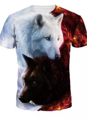 3D Printing Boys Girls Sports Short Sleeve T-Shirt TopsT恤