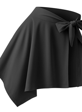 纯色束腰女士半身裙Solid color waist cinched women's skirt