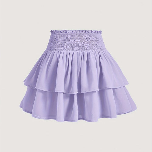 荷叶边女士半身短裙Lotus leaf edge women's half length skirt
