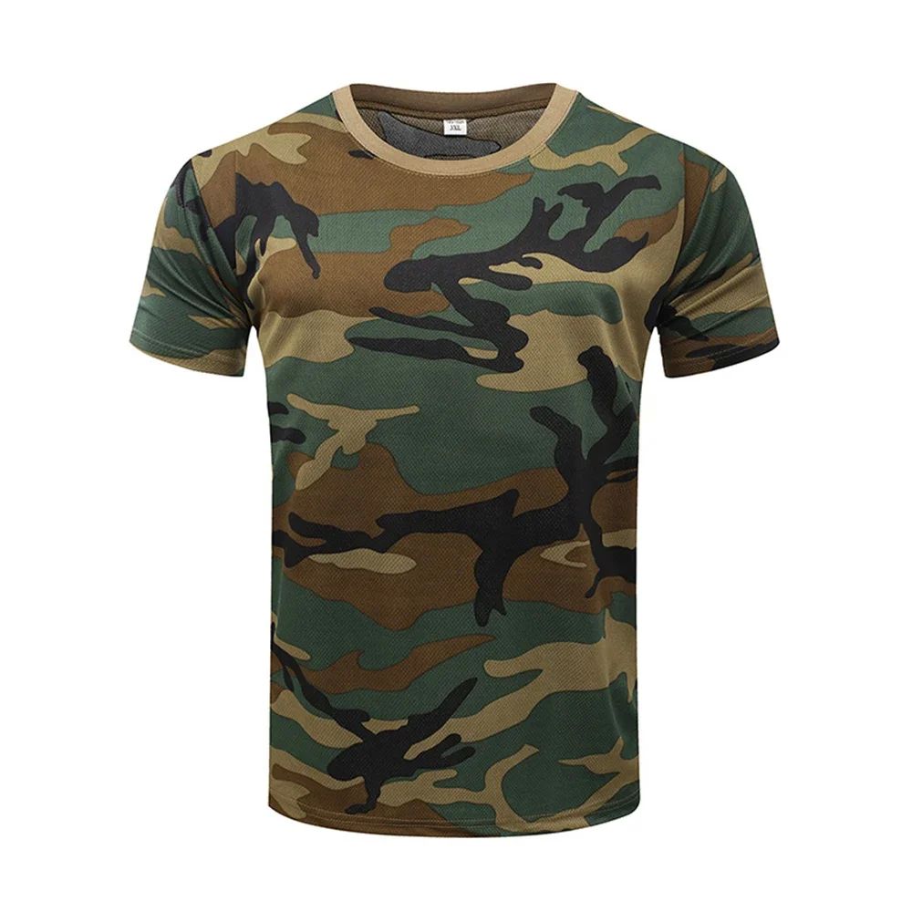 Camouflage quick drying sports T-shirt 迷彩速干运动短袖T恤