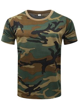 Camouflage quick drying sports T-shirt 迷彩速干运动短袖T恤