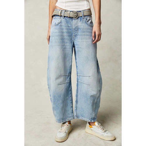 High waisted straight leg wide leg pants 高腰直筒阔腿裤女