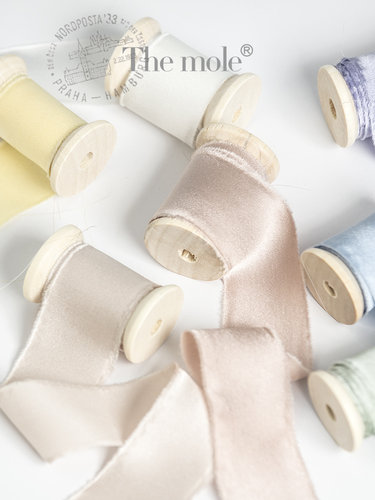 Themole丝带真丝丝绸