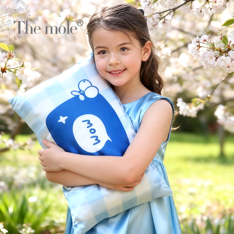 儿童枕套真丝枕套小熊琦梦