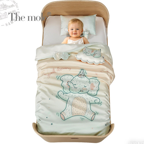 Themole儿童幼儿园真丝套件