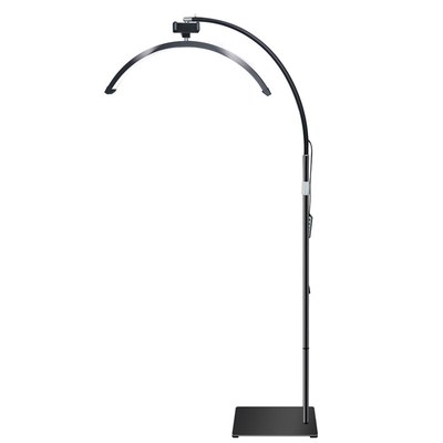 新款24寸弧形落地美容灯LED护眼补光灯U型纹绣美甲纹眉睫毛专用灯