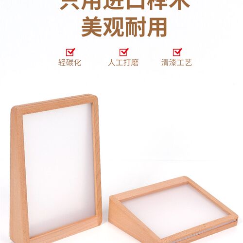 a4亚克力台卡展示牌桌牌立牌菜单价格牌酒店桌面木质广告牌展示牌