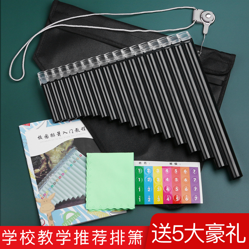 易学排笛 16管18管学生教学专用排箫初学者入门C调排笛乐器通用