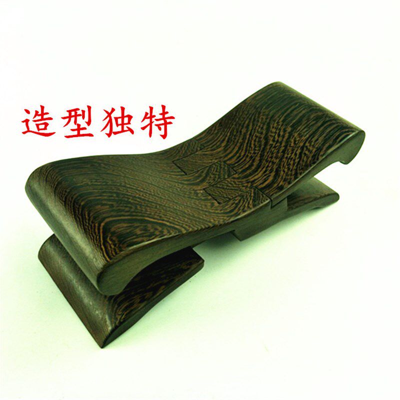 鸡翅木鲁班凳实木鲁班枕瞎掰鲁班凳折叠鲁班椅木质颈椎枕枕凳