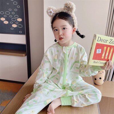 夏季空调艾草防蚊睡袋婴儿宝宝春秋防踢被子神器儿童男童女童薄款