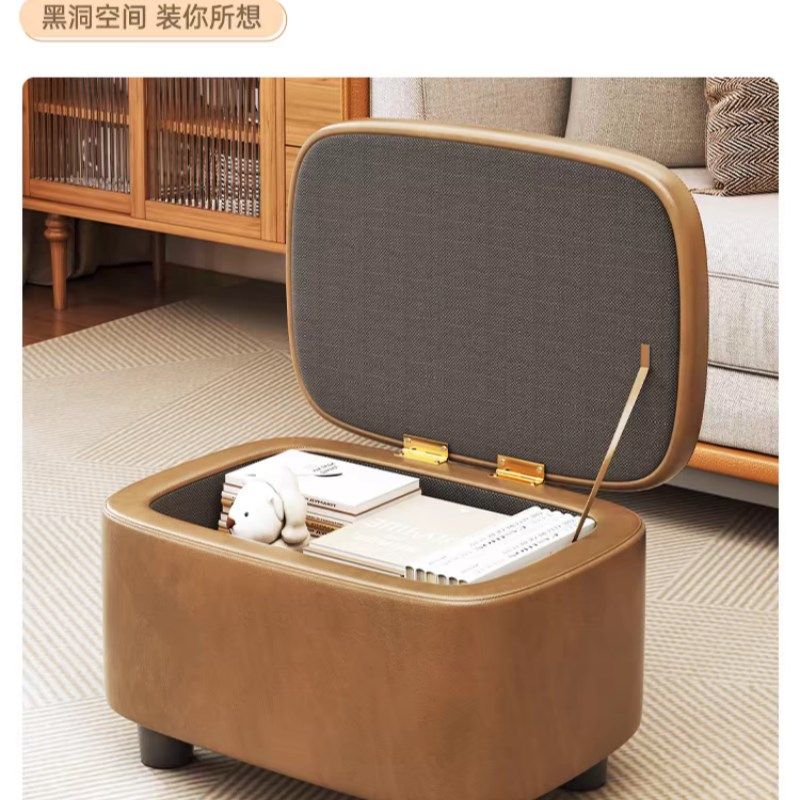 储物凳可坐沙发凳入户换鞋凳收纳箱置物凳客厅小板凳玩具收纳凳子,住宅家具,换鞋凳,淘宝优惠券,粉丝福利购,淘宝优惠卷