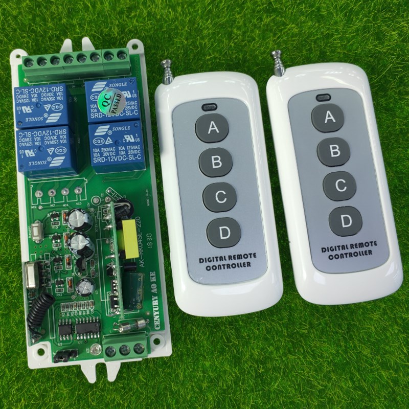 AC85V-250V4路开关电源箱灯具家用电器改装路灯LED电灯开关+1000-