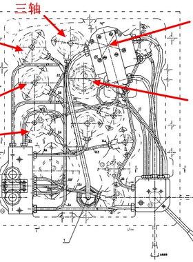 沈阳中捷摇臂钻Z3050离合片轴 41304二轴总成 41348齿轮 轴承配件