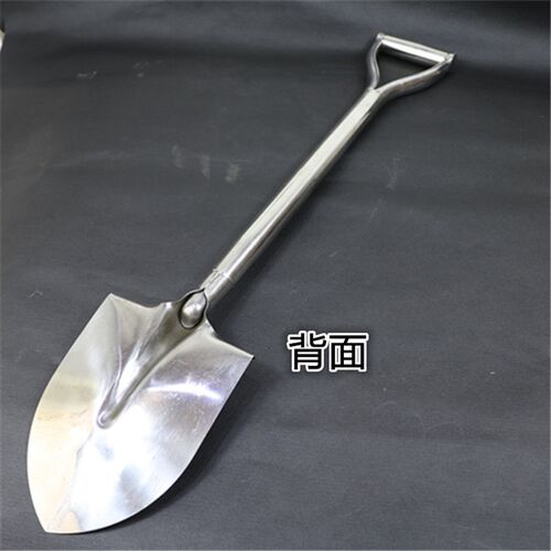 园艺种花松土工具不锈钢铲子花铲铁铲 户外农用尖头小铁锹挖树锹