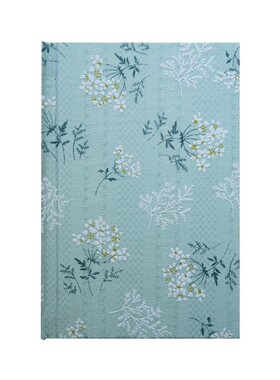 躲在耳里诗束硬面本A5小清新绿色布面文艺手账日程本简约礼盒装