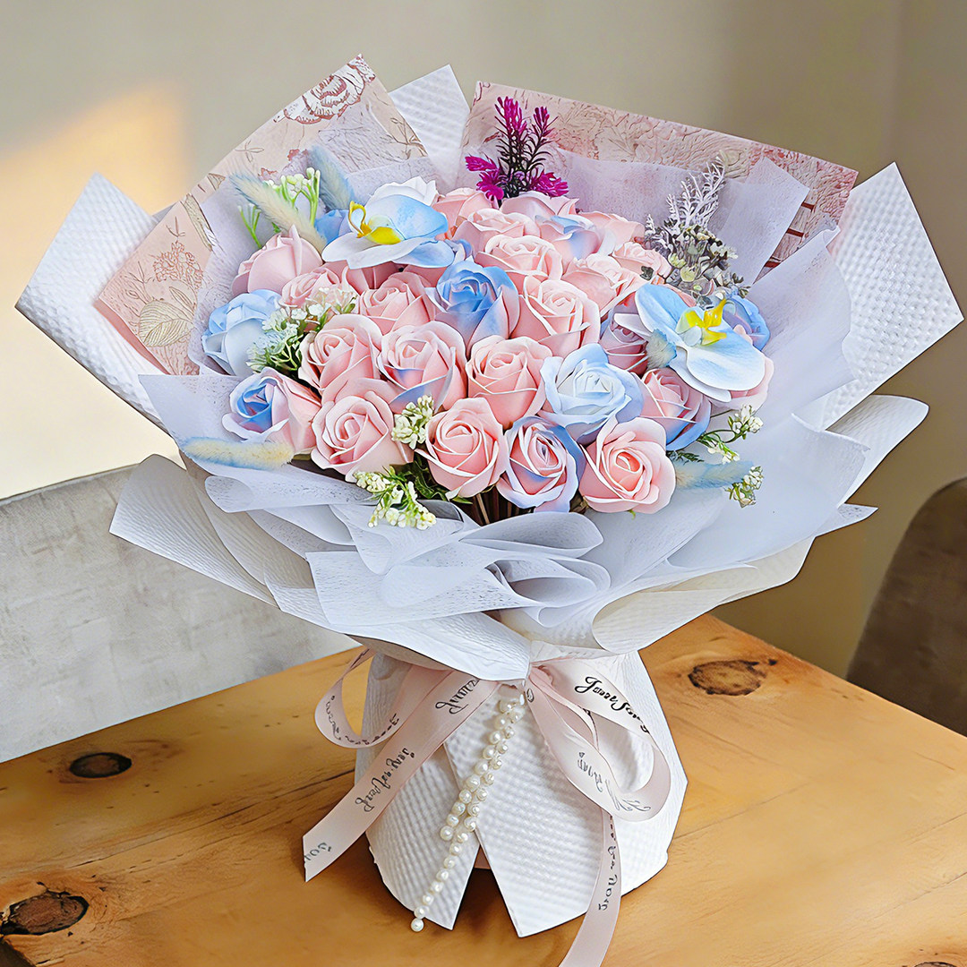 情人节礼物仿真混搭花束