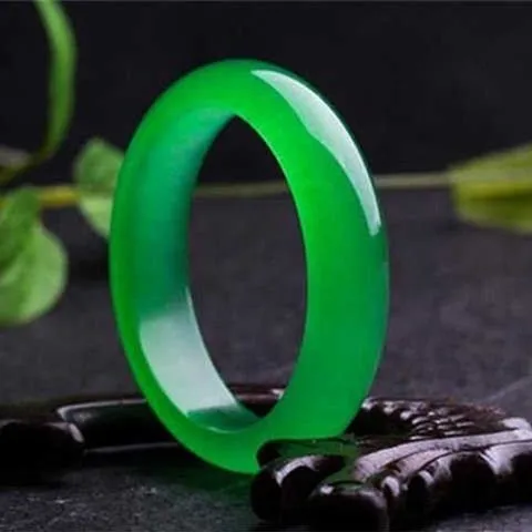 玉手镯女飘花翠绿玉石英