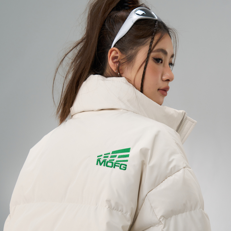 mofg加厚冬季立体刺绣棉衣