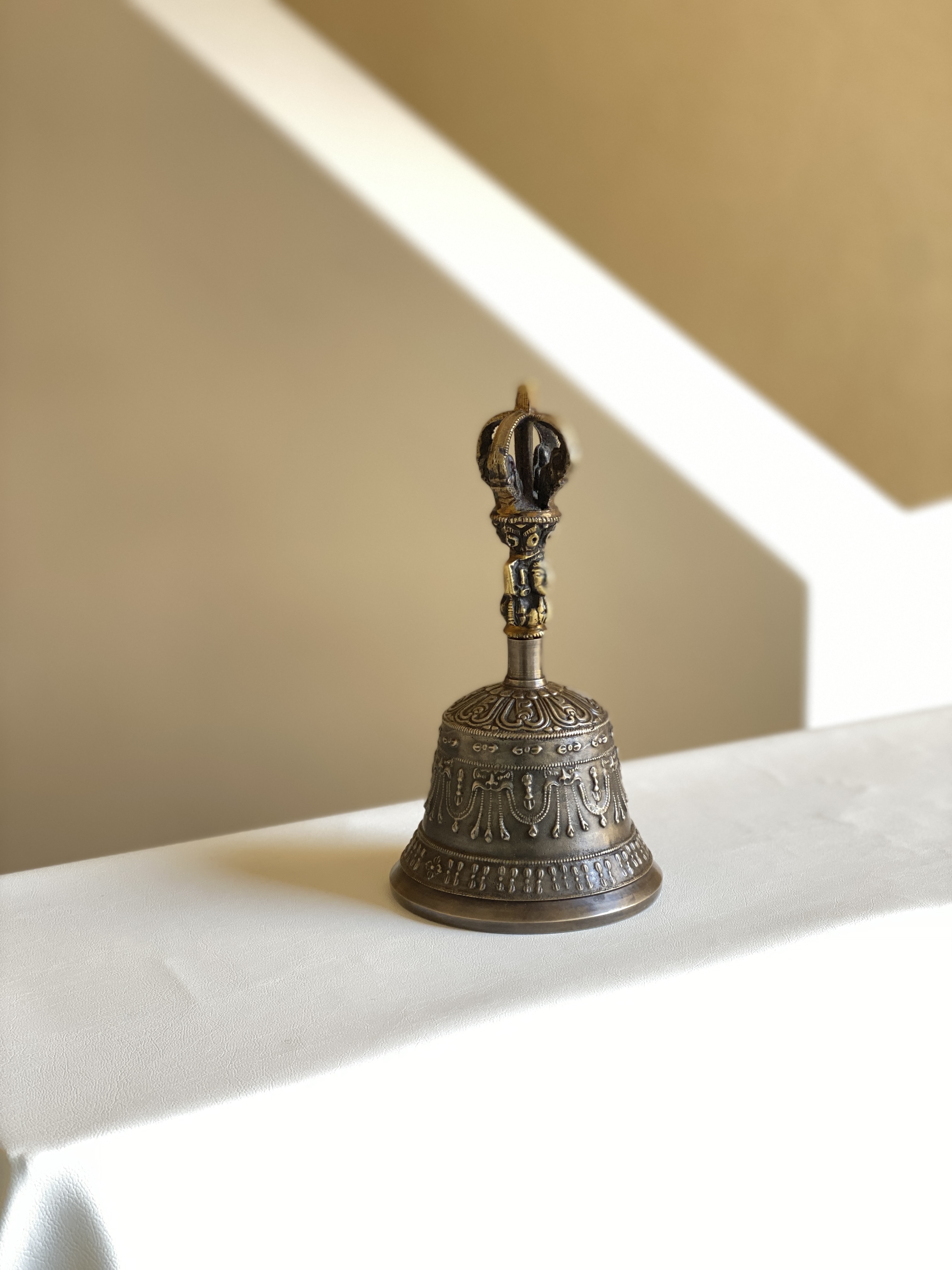 尼泊尔「唤醒铃」纯铜铃铛音疗冥想瑜伽SPA养生