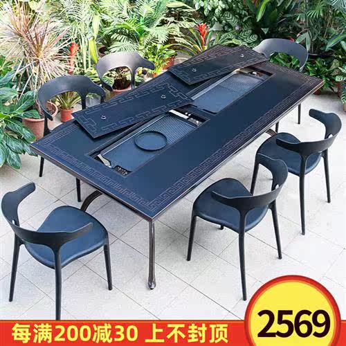 鑫居适(XINJUSHI)鑫居适-户外铸铝烧烤桌椅室外别墅庭院家用电属于什么档次？