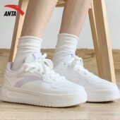 子厚底轻便休闲鞋 安踏 男女潮流秋季 新学生运动鞋 轻松板鞋 小白鞋