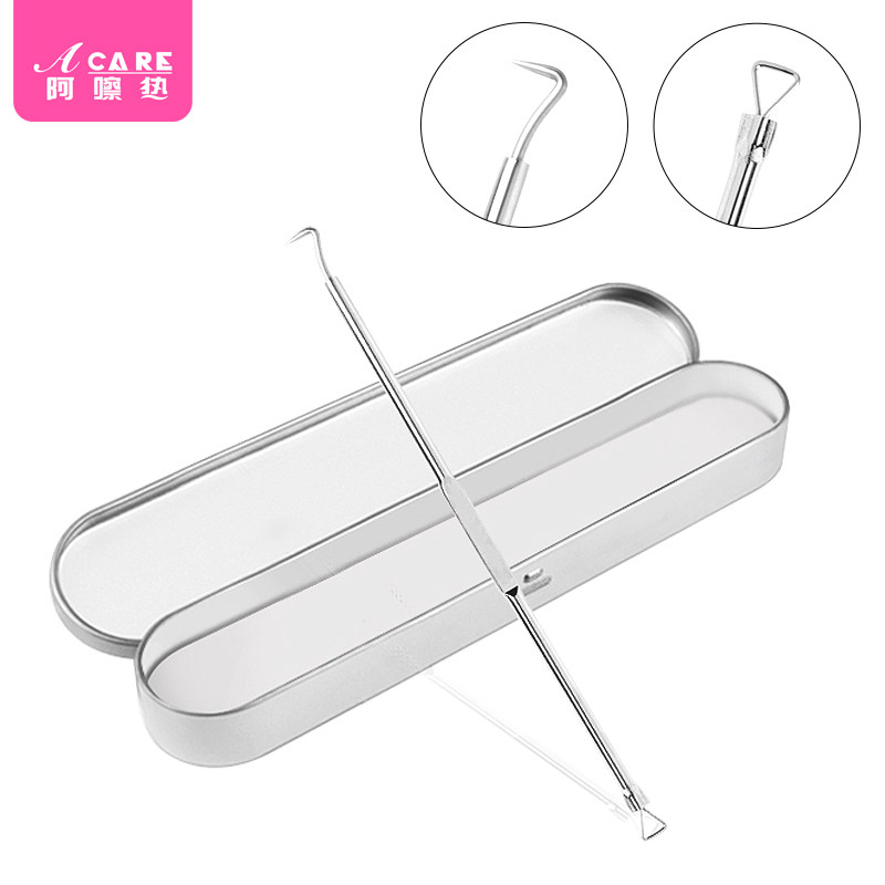 粉刺夹套装挤痘痘器工具暗疮排针粉刺针美容针黑头镊子单个装神器