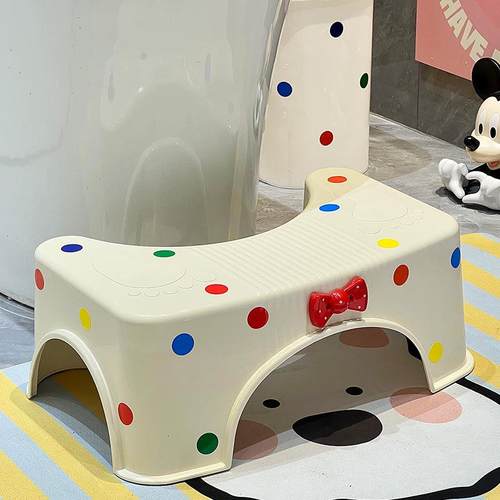 【浴室好物】多巴胺波点马桶垫脚凳脚踩凳加厚蹲坑助力辅助神器凳