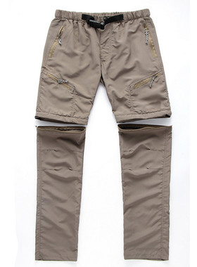 Removable breathable hiking pants for men and women夏登山裤