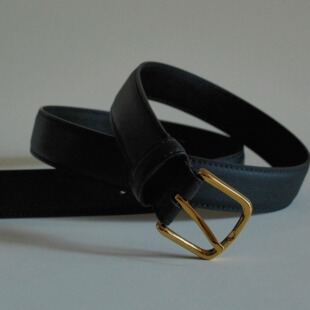 UTIMUS铜扣皮带头层牛皮row风复古百搭中性经典腰带休闲时尚老钱