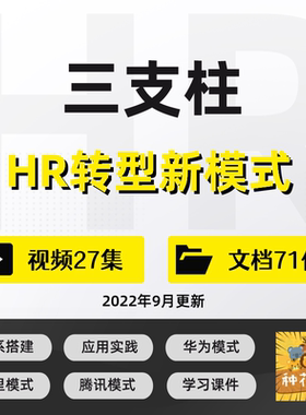 人力资源三支柱模型三支柱体系搭建HRBP体系搭建学习资料培训课件