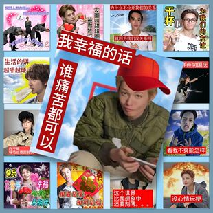 216张cortis刻薄贴纸马丁严成安乾趣味沙雕表情包贴画diy手机手账