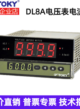 TOKY东崎DL8A-IRC10V600 18A1000 RC10A1数显交直流电压电流表