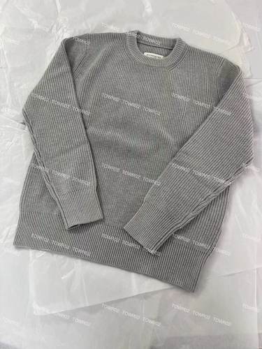 Margiela风格羊毛绒MM6圆领毛衣